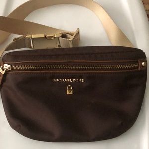 Brown & Tan Michael Kors Fanny pack